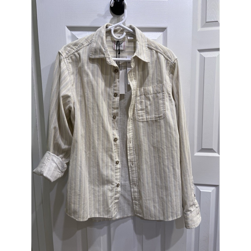 BDG Corduroy Bottom Down Long Sleeves Shirt Size Small NWT